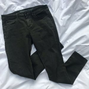 Dark green Articles of Society skinny jeans